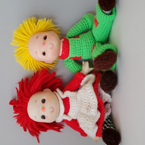 Other - Vintage Set of Strawberry Shortcake and Huckelberry Pie Doll Set 12 Inches